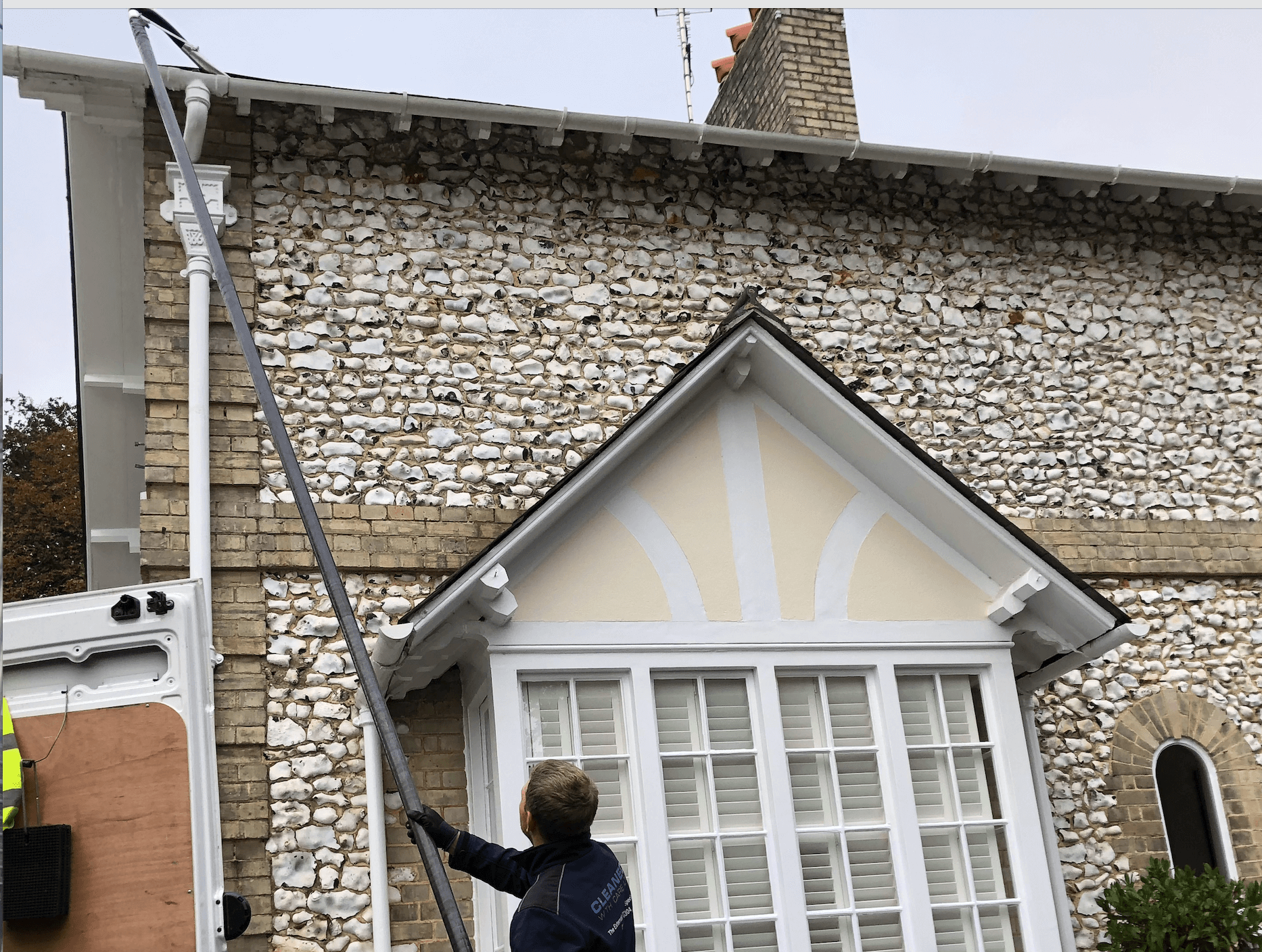 Professional gutter cleaning tools and equipment used by The Roof Moss Cleaners in Sawbridgeworth